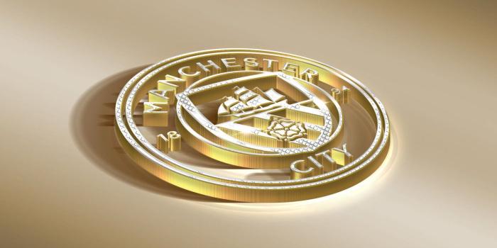 1332x850 Wallpaper Logo, Golden, Football, Sport, Soccer, Manchester City