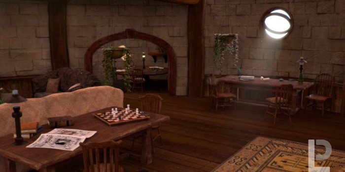 1920x1080 ArtStation - Hufflepuff Common Room , Lewis Power