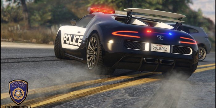 1600x900 GTA 5 - Bugatti Veyron Police Wallpapers ! - GTA V Galleries