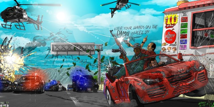 1920x1080 Image GTA GTA 5 Police vdeo game 1920x1080