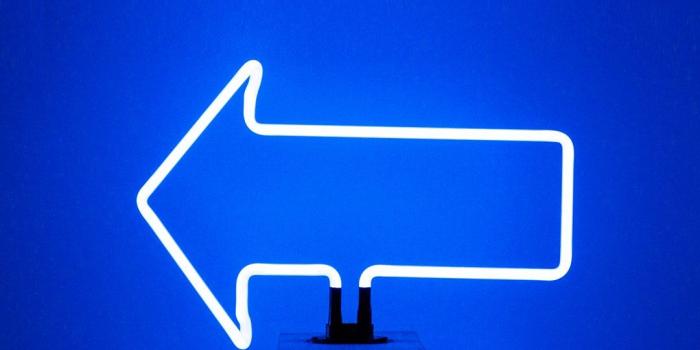 1080x1080 Neon Arrow Sign from Locomocean.com | Art | Blue neon lights, Neon