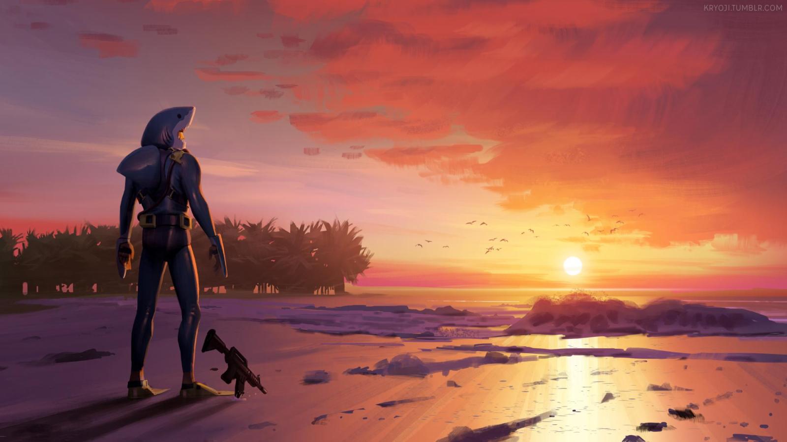 1920x1080 Chomp Sr. Fortnite Wallpapers