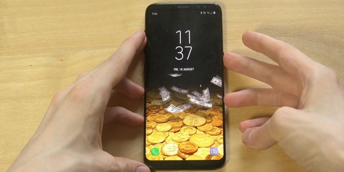 1280x720 Falling Money 3D Live Wallpaper Samsung Galaxy S8 Review!