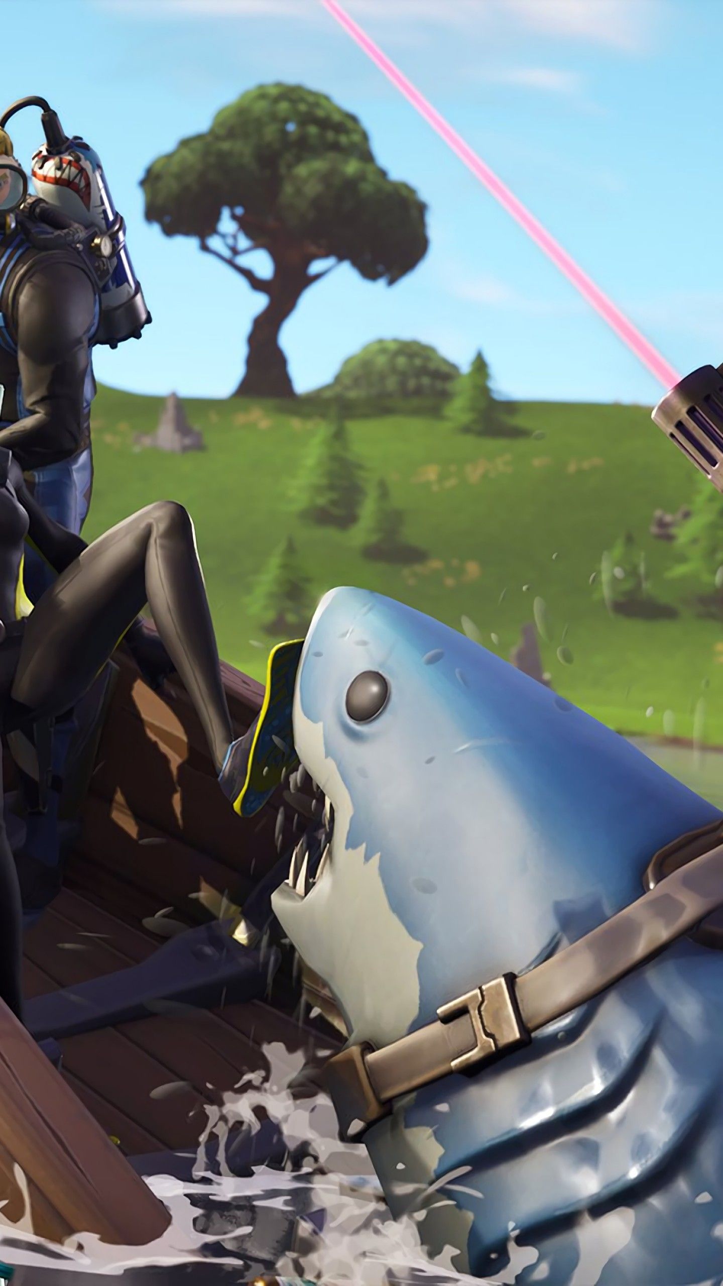 1440x2560 Shark Fortnite Wallpapers - Top Free Shark Fortnite Backgrounds
