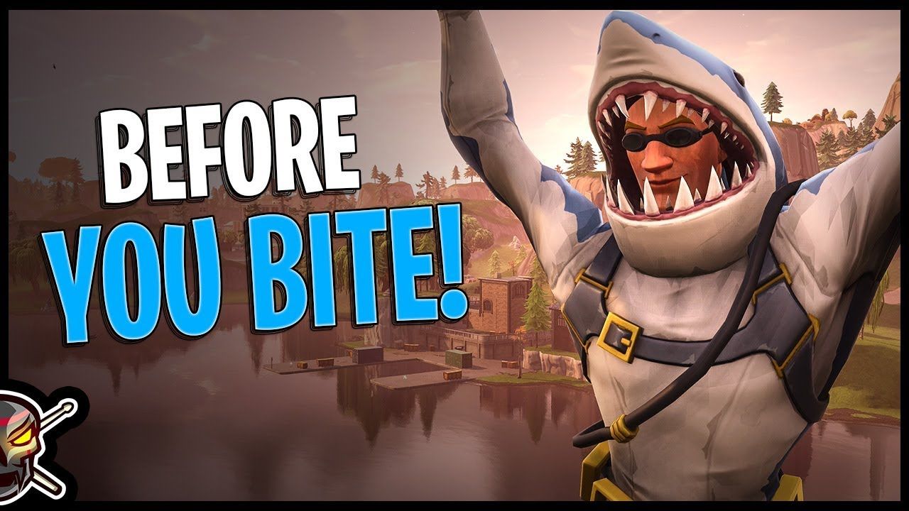 1280x720 ▷ Chomp Sr - Fortnite Skin - White Shark Outfit