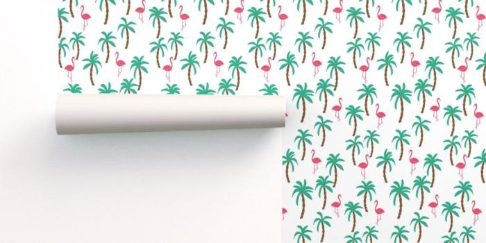 1024x1024 palm tree // trees flamingo flamingos on Isobar by andrea_lauren