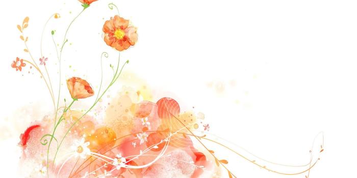 1920x1080 Painted flowers, jpeg v.2.2 pictures, file ultra