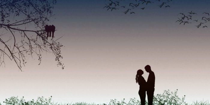 1024x768 Wallpaper Download Hd Love- Couple With Lovely Background - Love