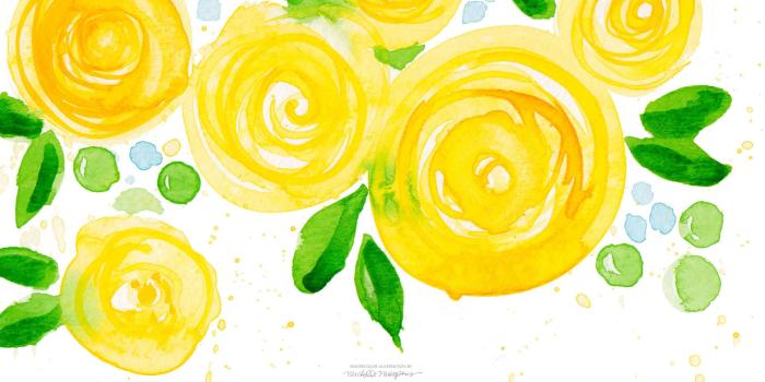 1920x1080 68+ Watercolor Flowers Wallpapers on WallpaperPlay
