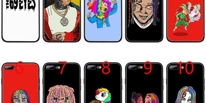 960x960 Tekashi69 6ix9ine 69 Rap singer Soft Black TPU Phone Case for iPhone XS Max  XR 6 6s 7 8 Plus 5 5s SE Cover