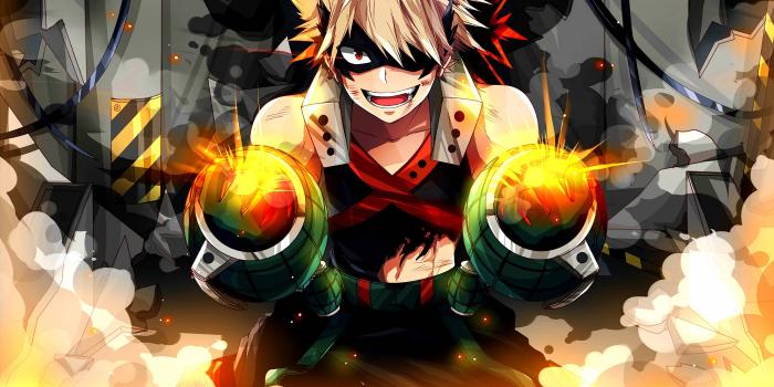 3840x2160 Katsuki Bakugo Explosion My Hero Academia 4K #12208