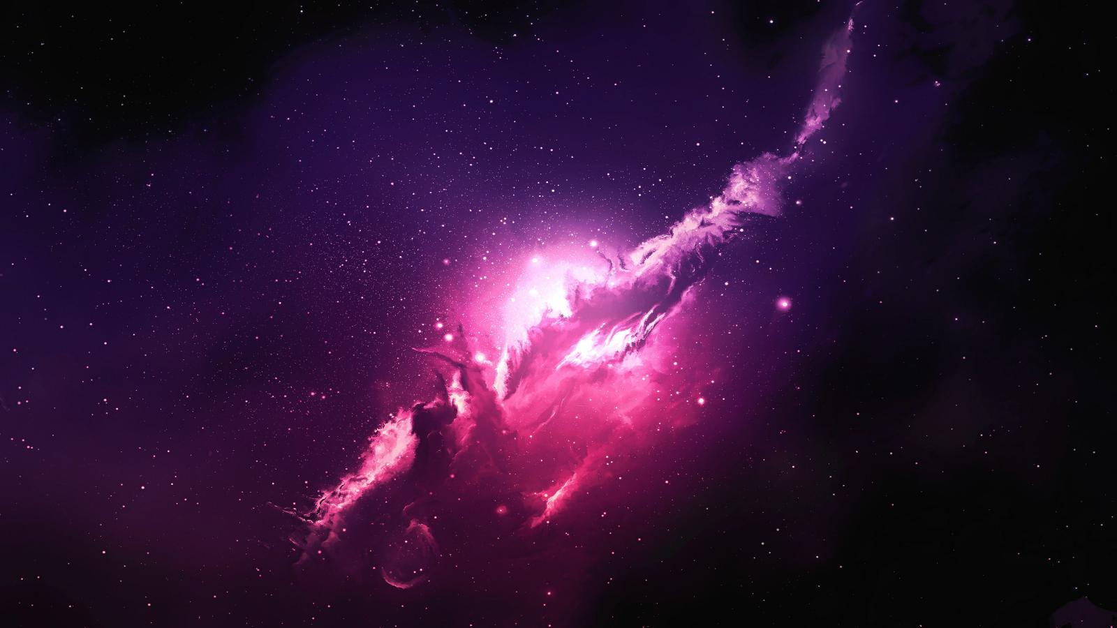 3840x2160 4k Galaxy Wallpaper For Desktop - Wallpaper Nebula Pink Galaxy Stars