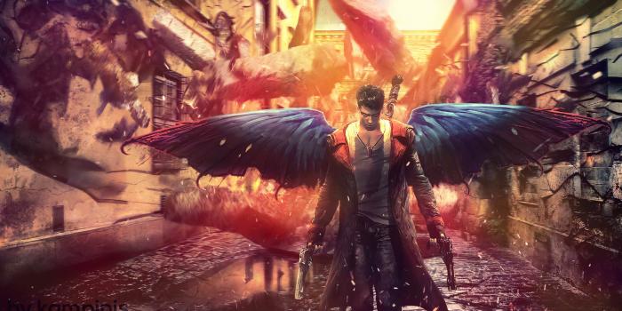 1920x1080 DmC Devil May Cry Dante with wings [1920x1080] : wallpaper