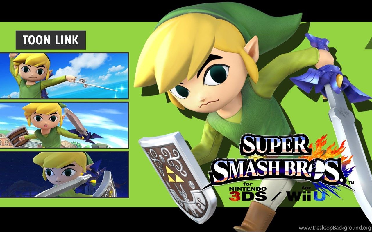 1280x800 Super Smash Bros. 3DS/Wii U Toon Link Wallpapers By DaKidGaming