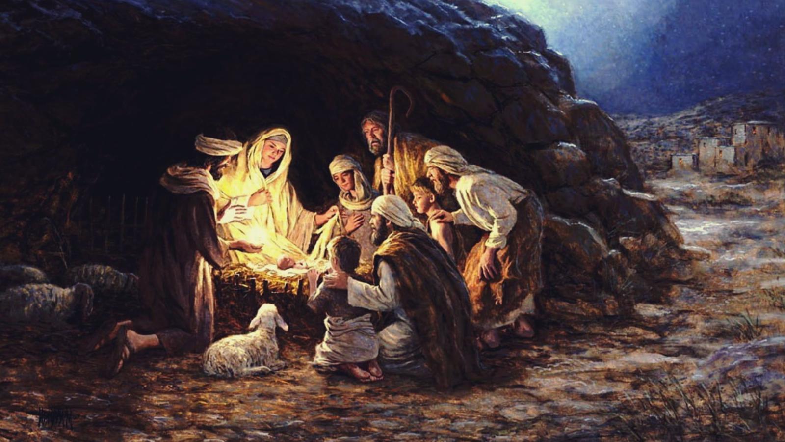 1920x1080 Birth of Christ figurines set HD wallpaper | Wallpaper Flare