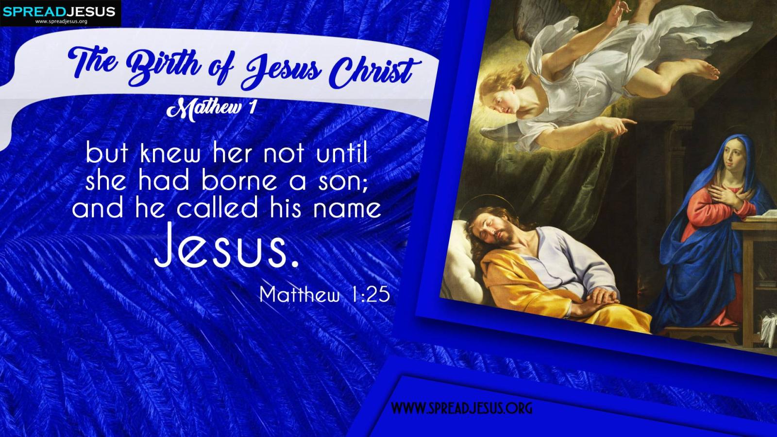 1920x1080 The Birth of Jesus Christ Matthew 1:25 HD-Wallpapers