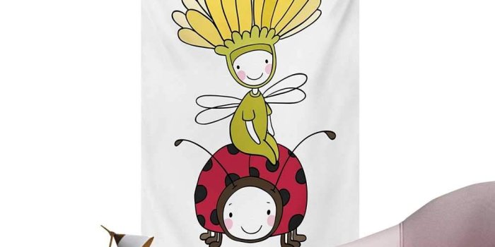 1000x1000 Amazon.com: Anzhutwelve Cartoon Wallpaper Cute Flower Fairy and