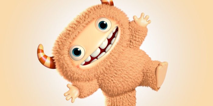 1332x850 Wallpaper monster, monster, cartoon, character, funny, cute images