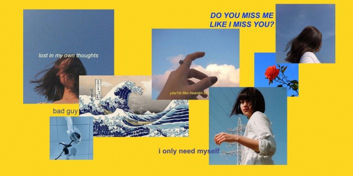 1920x1080 aesthetic #wallpaper #desktop #yellow #blue | wallpapers✯ in 2019