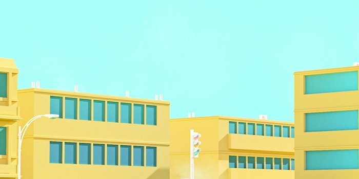 1366x768 bf54-school-anime-illust-yellow-minimal-simple-art | Desktop