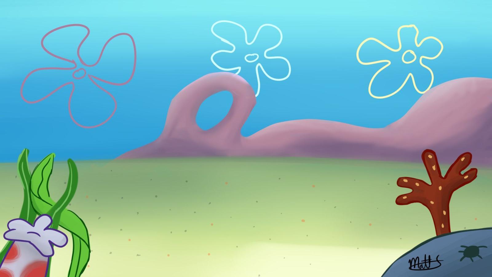 1920x1080 Spongebob Sky Backgrounds