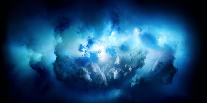 2372x1492 Get the Fancy iMac Pro Cloud Burst Wallpaper