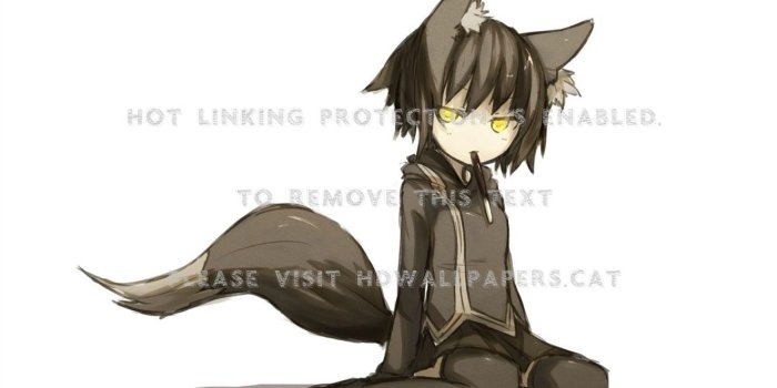 1325x900 anime wolf boy cute guy
