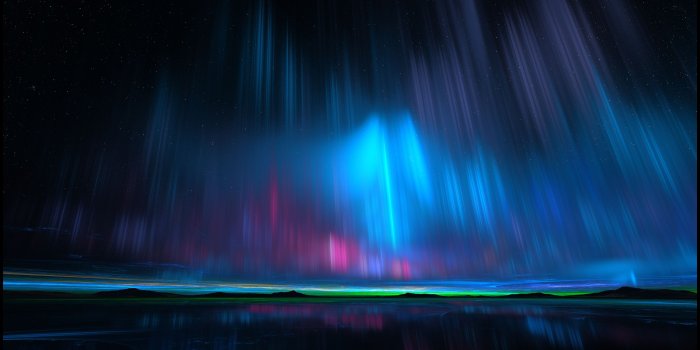 3228x1715 Wallpaper Northern lights, HD, Creative Graphics, #9816