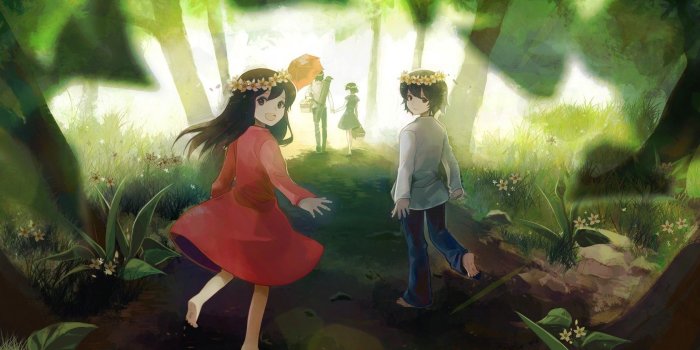1680x1050 Wolf Children Wallpapers