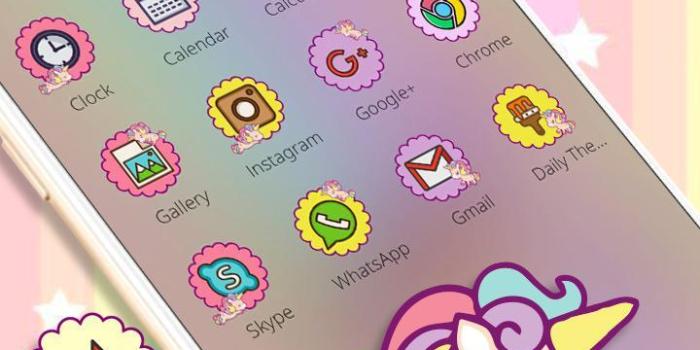 720x1280 Cute baby Unicorn Mobile Theme for Android - APK Download