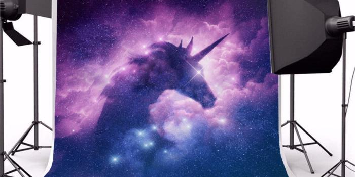 1252x1180 Amazon.com : LFEEY 8x8ft Starry Stars Unicorn Silhouette Backdrop