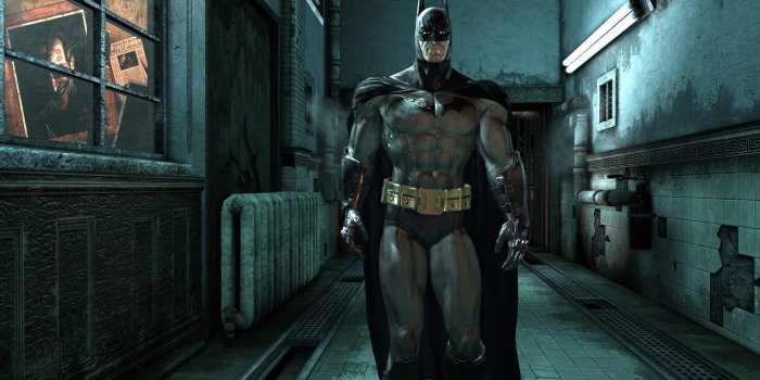 1980x1114 Batman video game wallpaper, Batman, Joker, Batman: Arkham Asylum