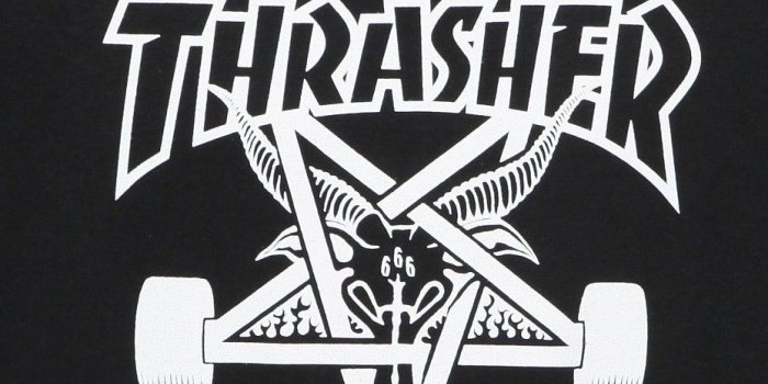 930x930 Thrasher 666 | screen printing in 2019 | Skateboard logo, Thrasher