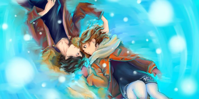 3000x2400 Cute Anime Couple Desktop Wallpapers