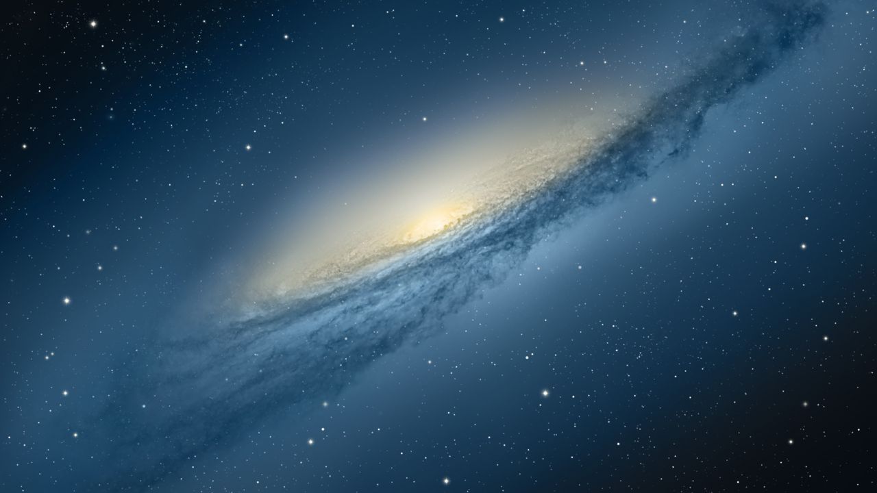 1280x720 Wallpaper Galaxy, Spiral, Milky way, Mac OS X, HD, 5K, Space, #8736