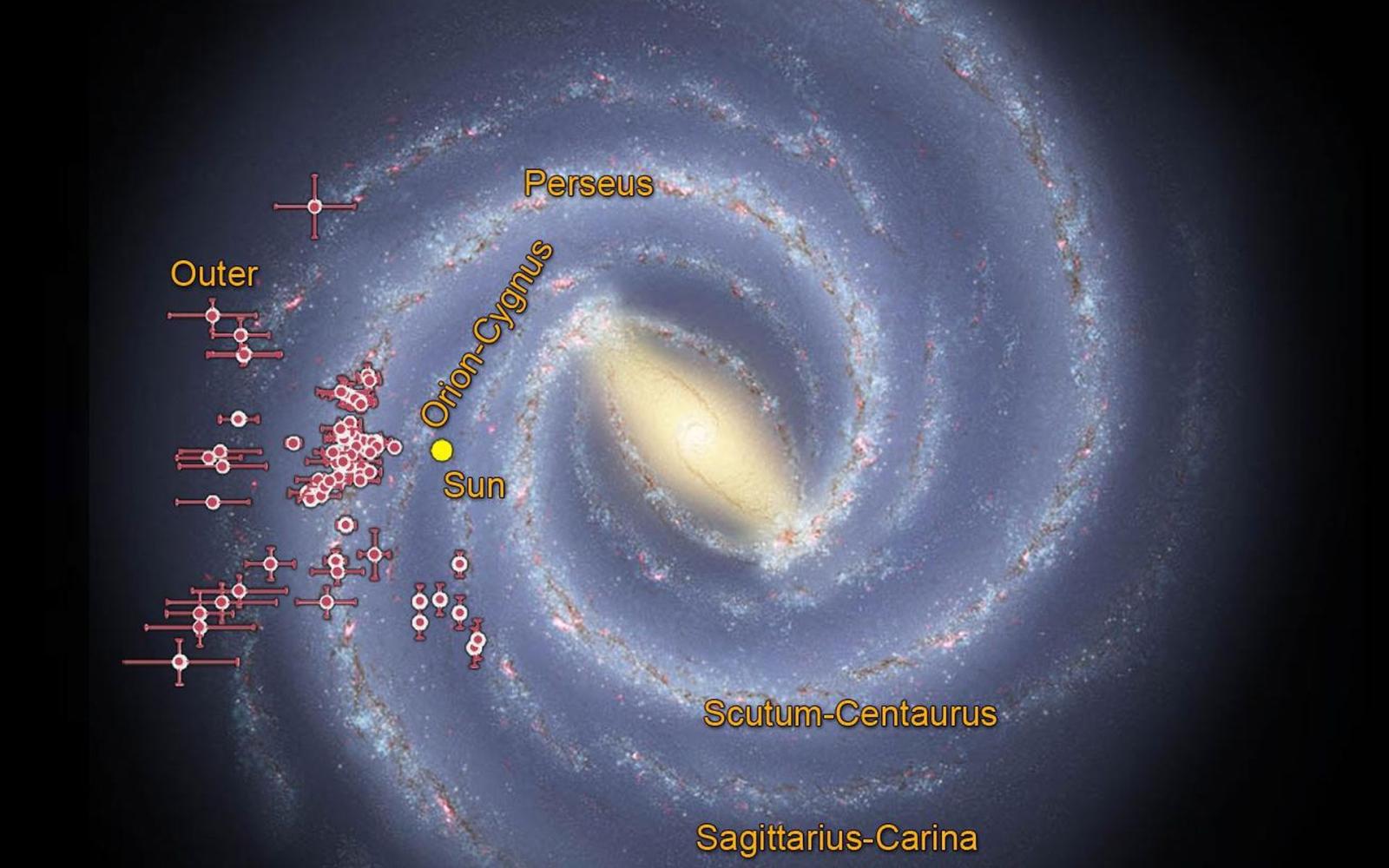 1920x1200 Space Images | Tracing the Arms of our Milky Way Galaxy