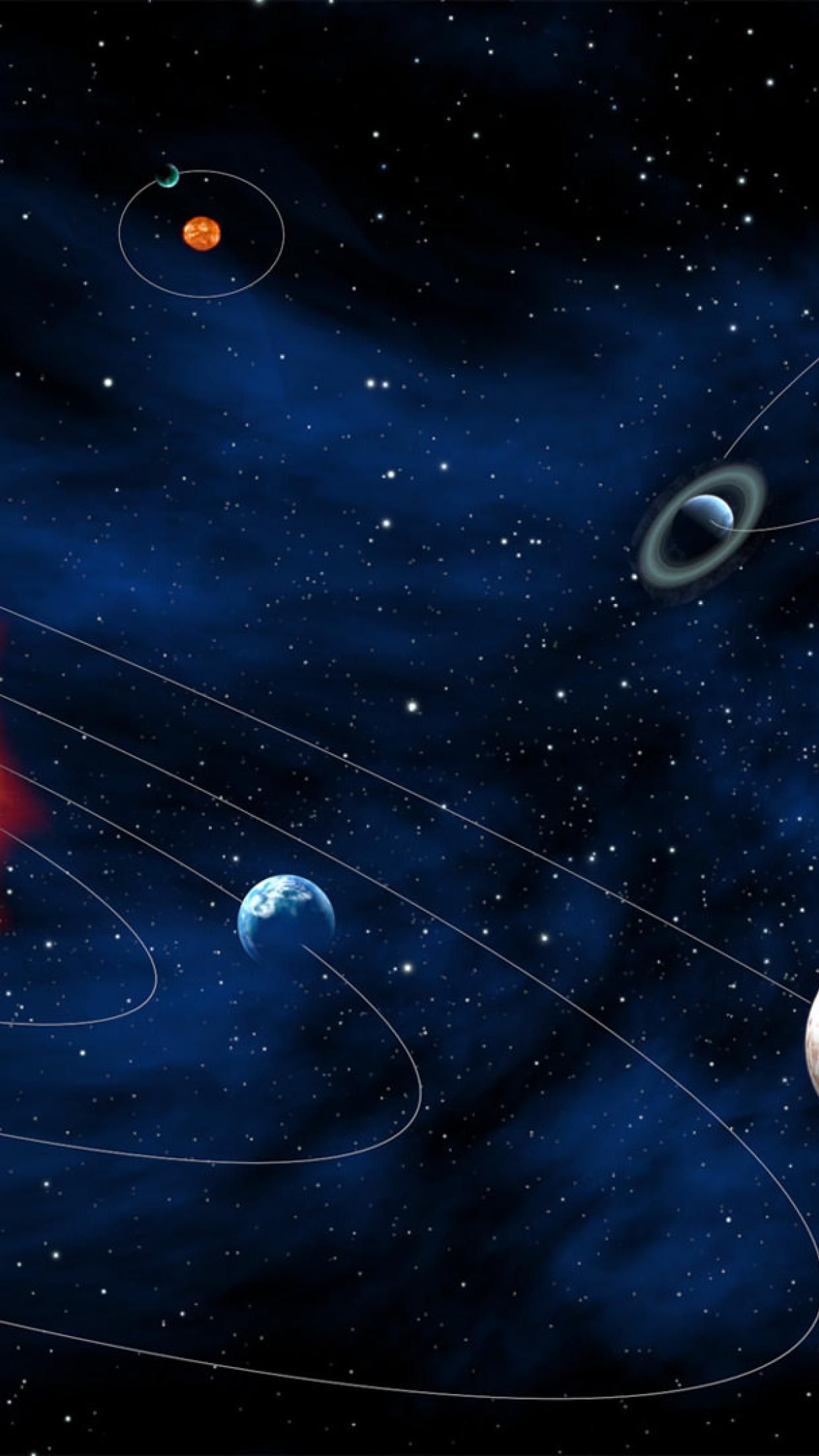 1242x2208 Our milkyway galaxy | Download Wallpapers