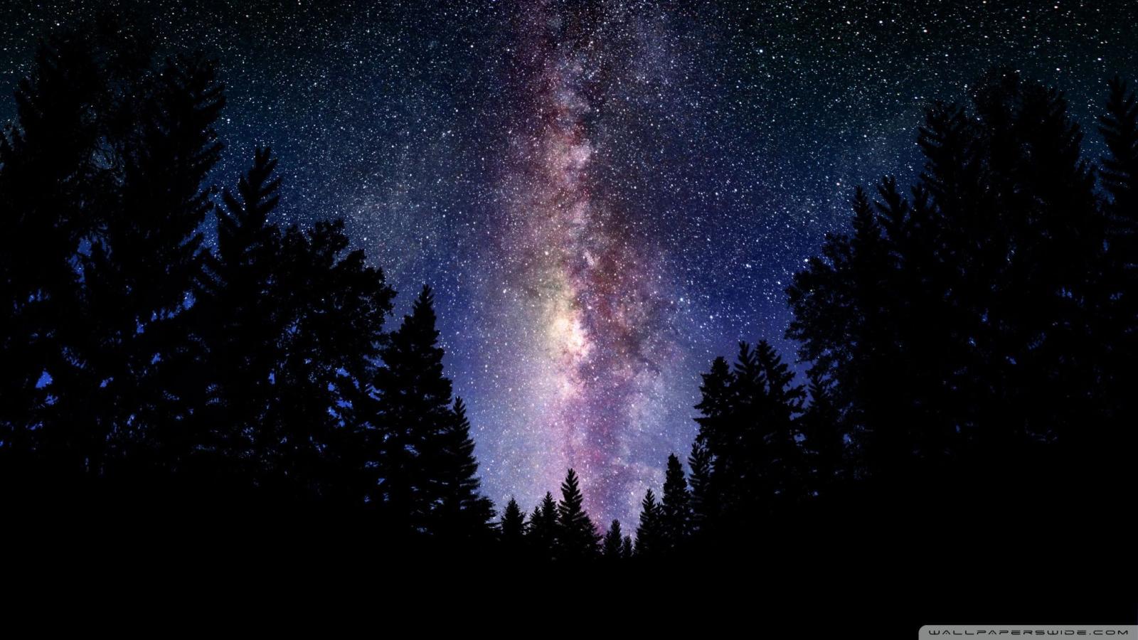 2048x1152 Milky way galaxy from earth wallpaper Gallery