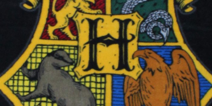 1200x1360 Harry Potter No Sew Fleece Throw 48''-Hogwarts Crest