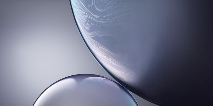 3840x2160 bg44-gray-apple-iphone-xs-max-official-art-bubble-wallpaper