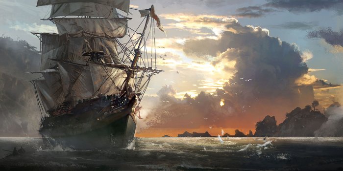 4000x1790 126 Assassin's Creed IV: Black Flag HD Wallpapers | Background