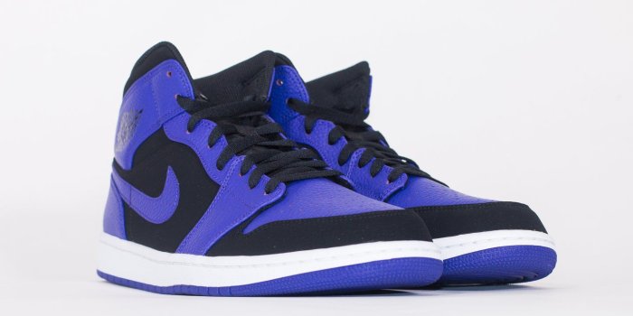 1440x900 Air Jordan 1 Mid - Black/Purple (New) – PUSHAS