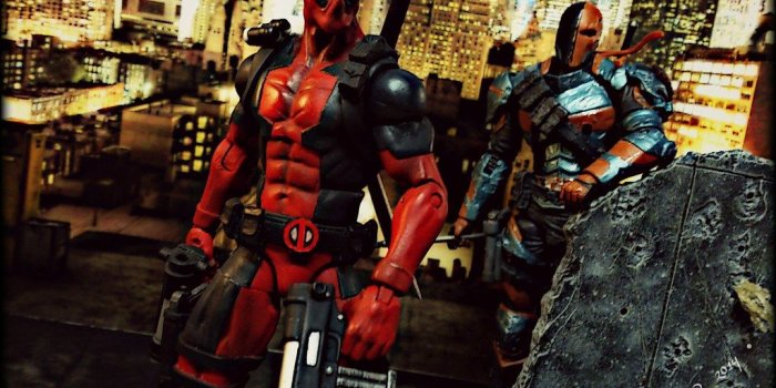 1024x768 Face Off! Deadpool vs Deathstroke | By : Ram Morales Blog : …