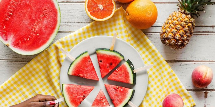 1332x850 Wallpaper orange, watermelon, fruit, pineapple images for desktop