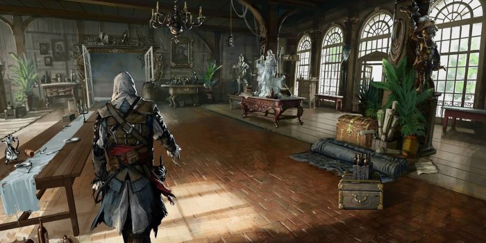 1920x1080 Brown and black wooden table, Assassin's Creed, Assassin's Creed