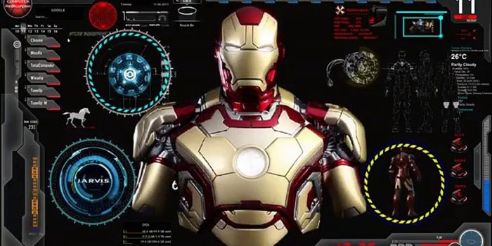 1920x1080 Update Iron Man Jarvis, Desktop Animated, Live - Skin Pc Iron Man