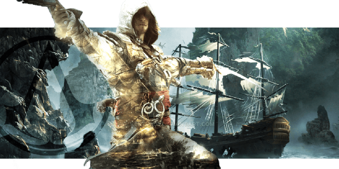 1191x670 Assassin's Creed IV Black Flag [Wallpaper] by Ventus08