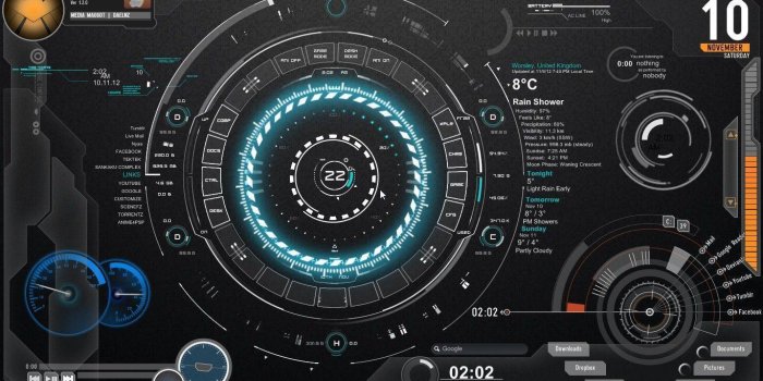 1366x768 J.A.R.V.I.S Wallpapers