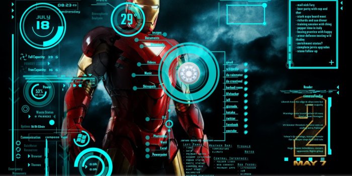 1366x768 Iron Man Jarvis Wallpaper Background - Jarvis Iron Man Wallpaper