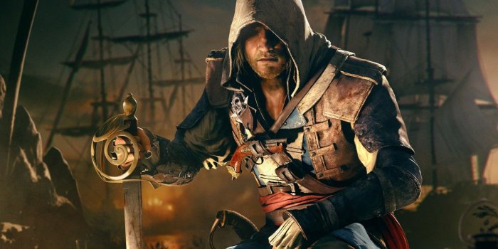 1332x850 Wallpaper pirate, assassin, Edward, Assassin's Creed IV: Black Flag